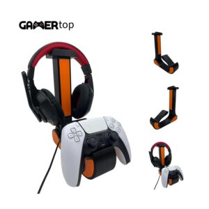 Base de Escritorio para Audífonos y Control Gamer